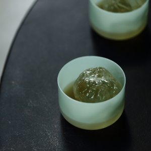 milk glass HAKU/low